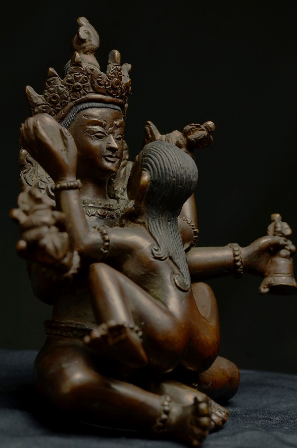 楽天市場】普賢シャクティ(歓喜仏)銅造彫金仕上げ : 仏像仏画チベット
