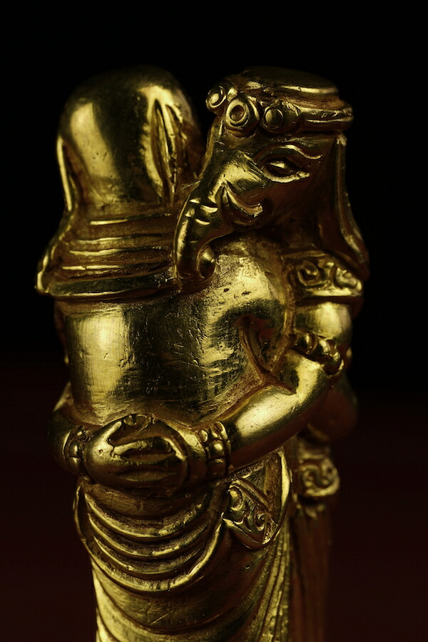 楽天市場】聖天（歓喜天）銅造鍍金彫金仕上げ : 仏像仏画チベット美術