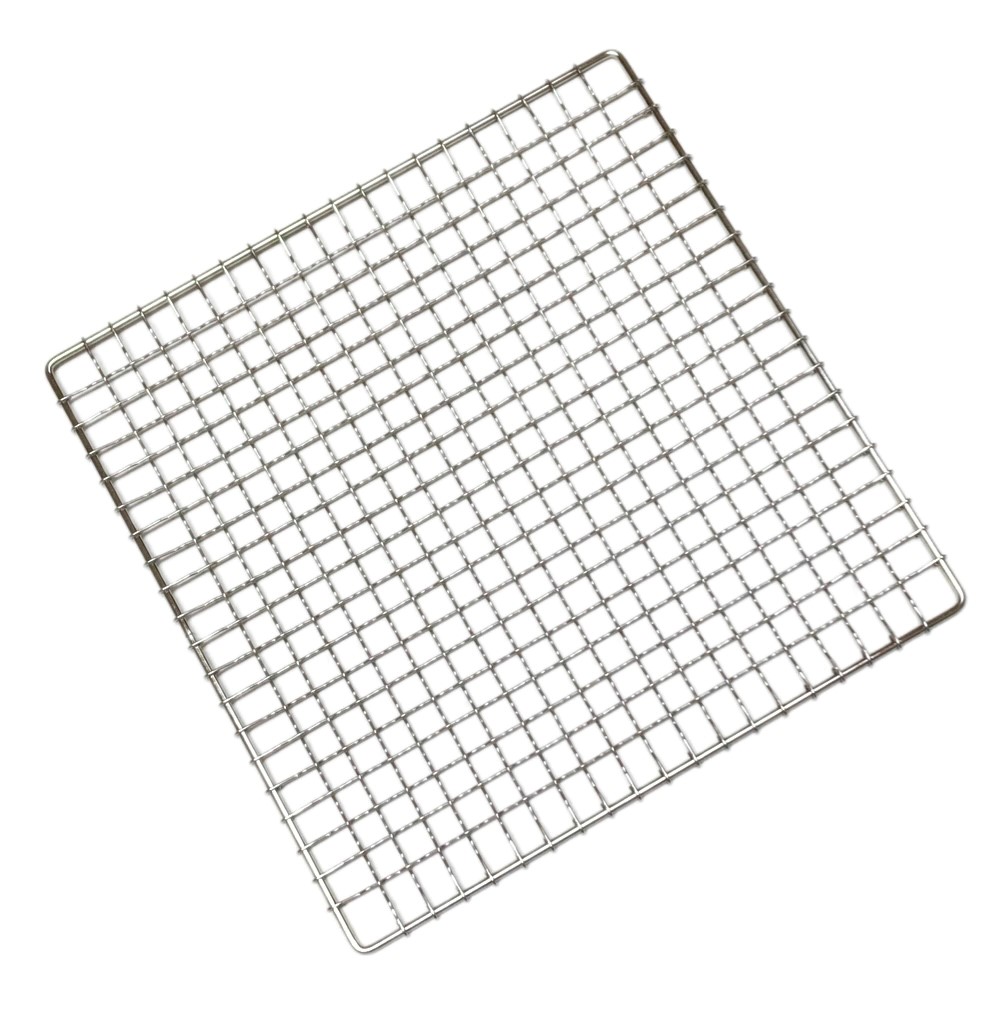楽天市場】日本製 ステンレス製 高級 焼き網 約23.5cm×23.5cm 巻付け
