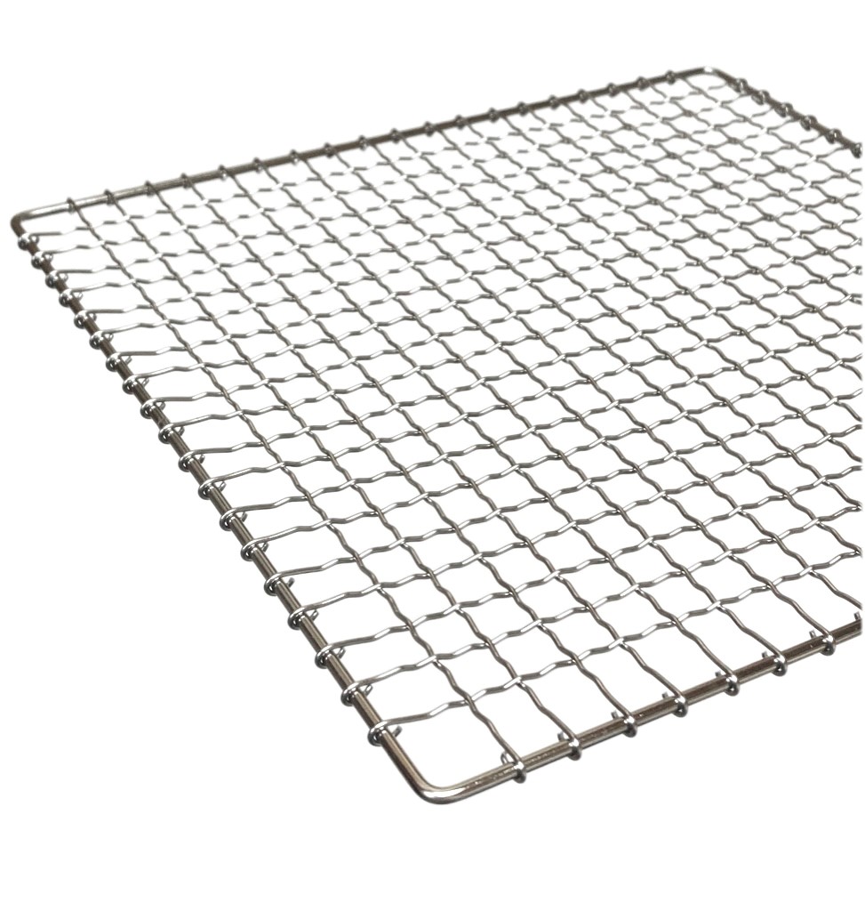 楽天市場】日本製 ステンレス製 高級 焼き網 約23.5cm×23.5cm 巻付け