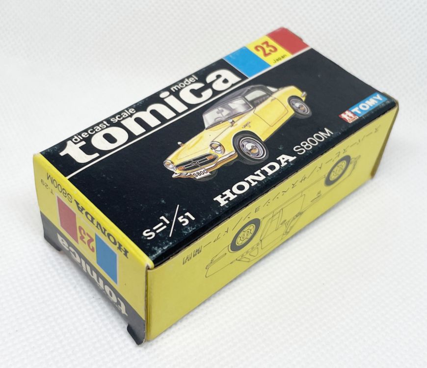 楽天市場】黒箱 トミカ 23 ホンダS800M : 中村模型店