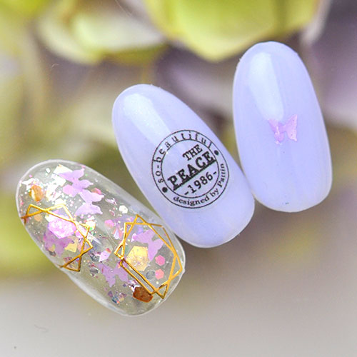 楽天市場】【全品半額coupon事前配布中】蝶々 ホログラム 12色セット