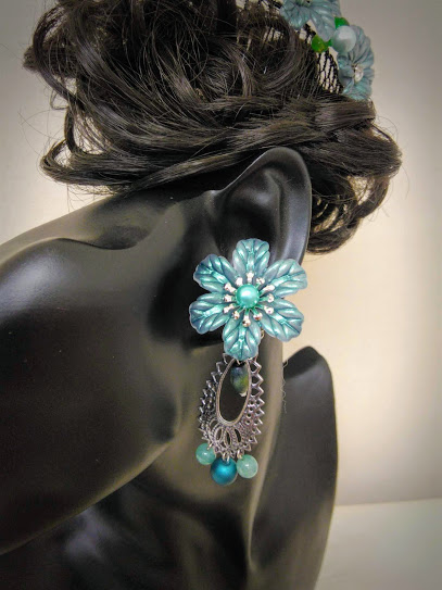 楽天市場】フラメンコ衣装 イヤリング ペイネタ セット キラキラ