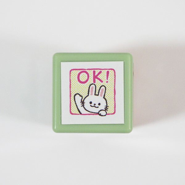 楽天市場】Nミニ☆ポンスタンプ 浸透印 はんこ 0550-008 [ウサギ OK