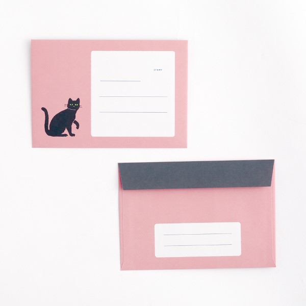 楽天市場】BLACK WHITE by MIDNIGHT SUNDAY SHOP レターセット MZ-092