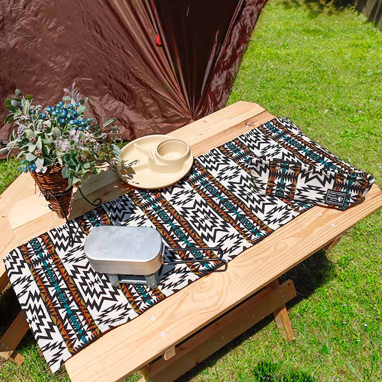 楽天市場】ランチョンマット＆カトラリーケースセット キャンプ