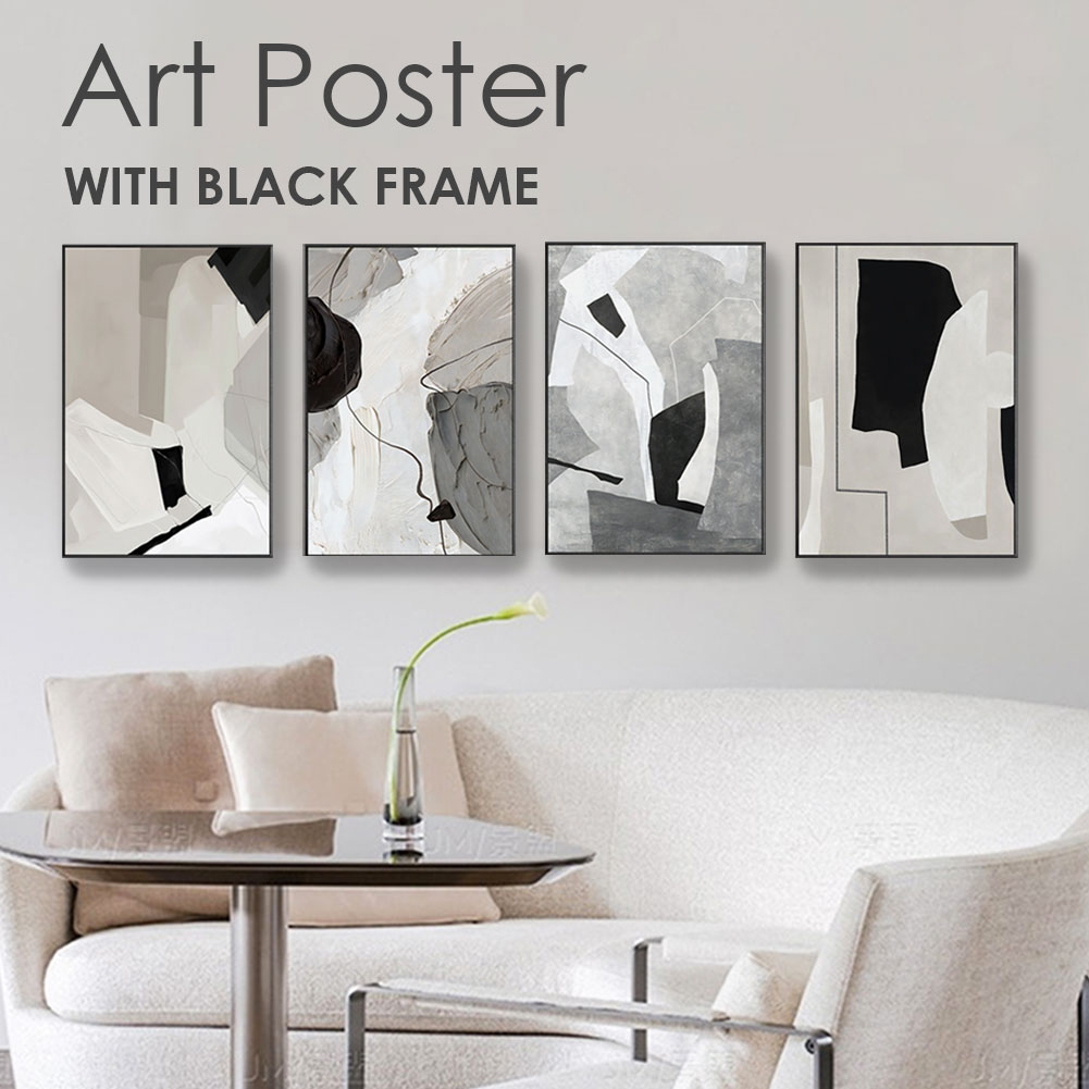 楽天市場】アートポスター キャンバスアート 抽象画 フレーム付き 絵画