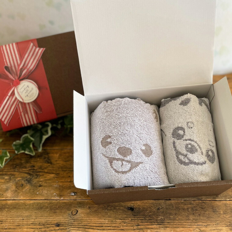 楽天市場】【ポイント3倍】 ポメラニアン タオル ギフトBOX フェイス