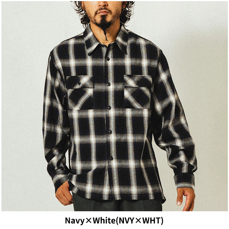 楽天市場】ビッグマイク 長袖 ネルシャツ BIG MIKE ライト フランネル