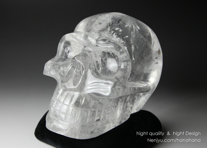 楽天市場】【現品お届け！動画あり】カービング ドクロ 天然水晶