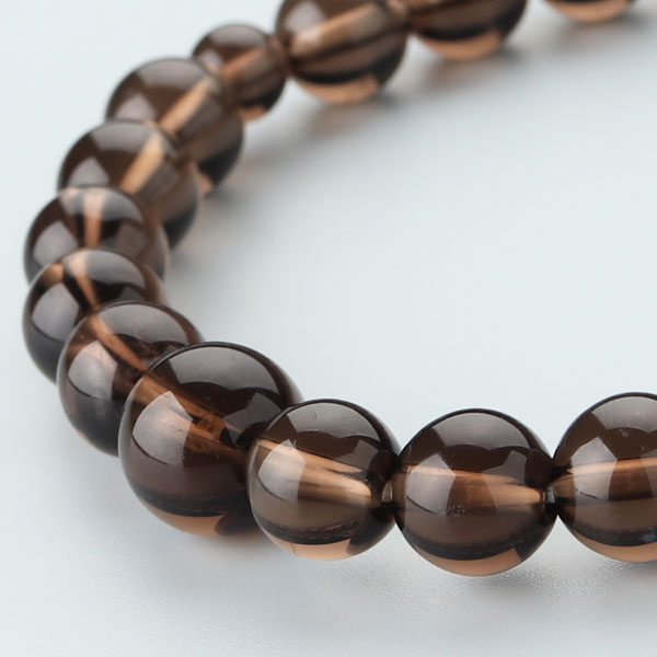 楽天市場】数珠ブレスレット 約8ミリ 茶水晶【腕輪念珠 天然石