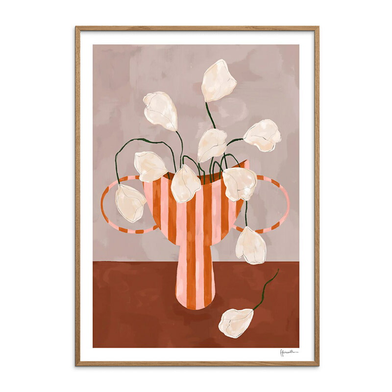 楽天市場】デンマーク THE POSTER CLUB ポスター ストライプの花瓶の