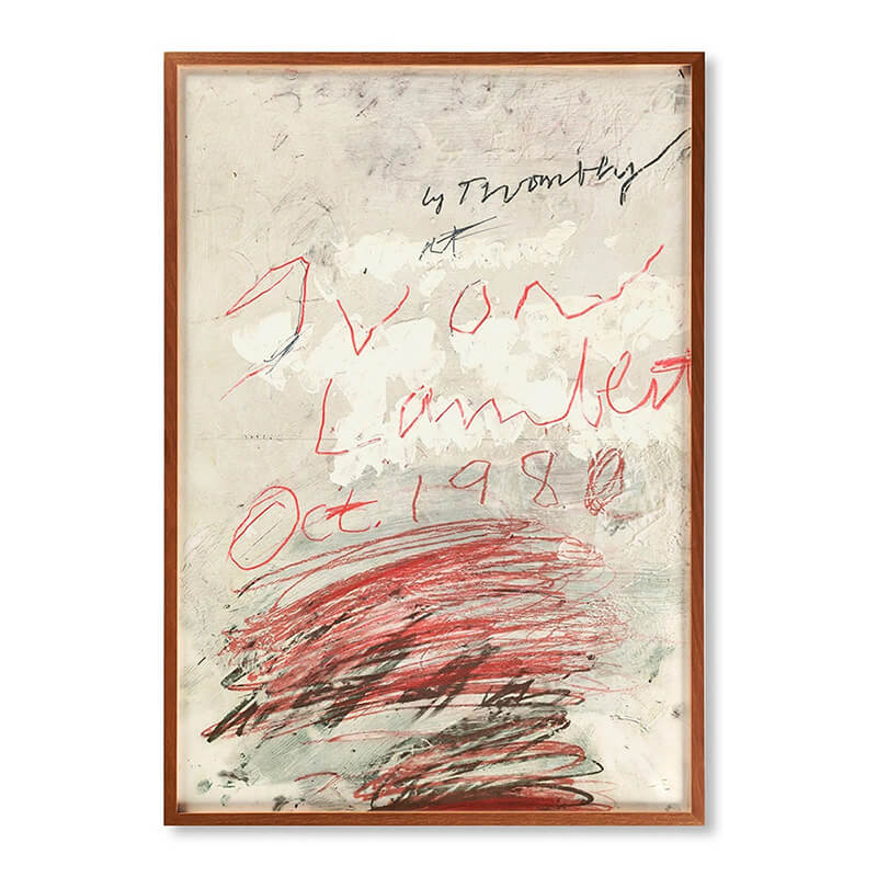 楽天市場】Cy Twombly アートポスター Poster project (1980) 48.3x69