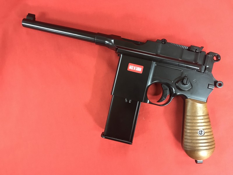 楽天市場】ガスガン AW モーゼル M712 専用ストックホルスター付き
