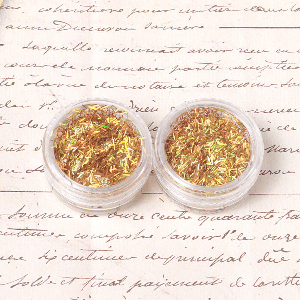 R5】ネイルパーツ ホログラム グリッター フレーク ラメパーツ 金箔 30