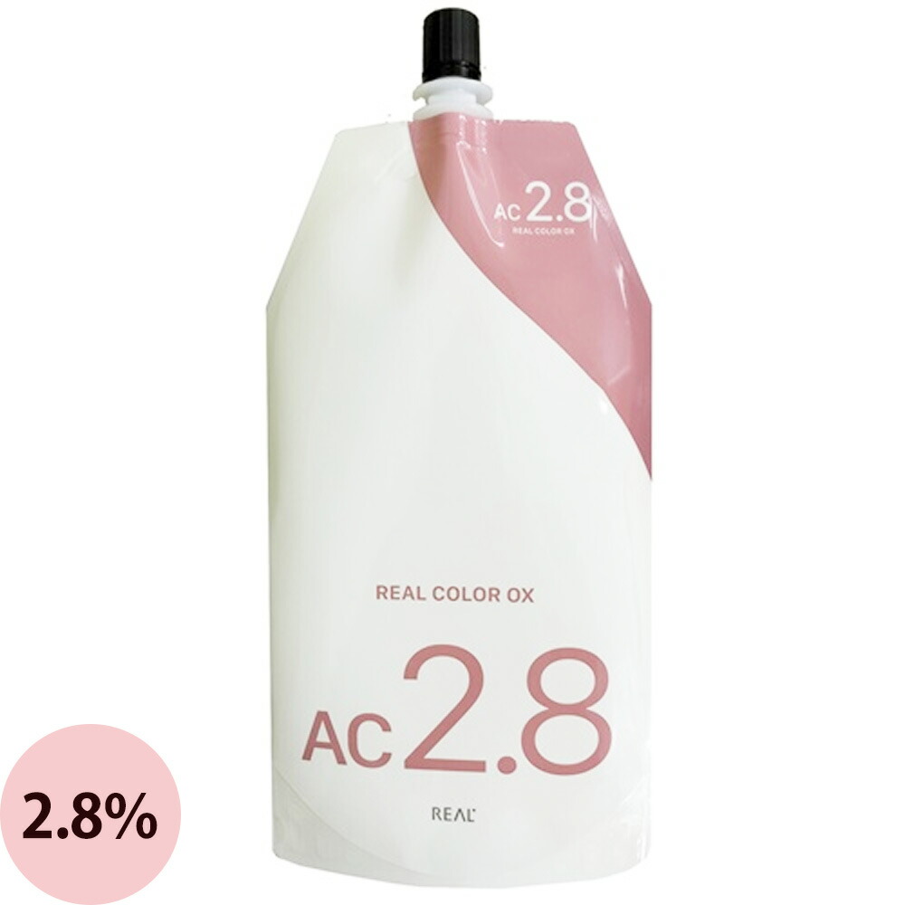 楽天市場】リアル化学 リアルカラー 第2剤 / 1100mL 【 ヘアカラー