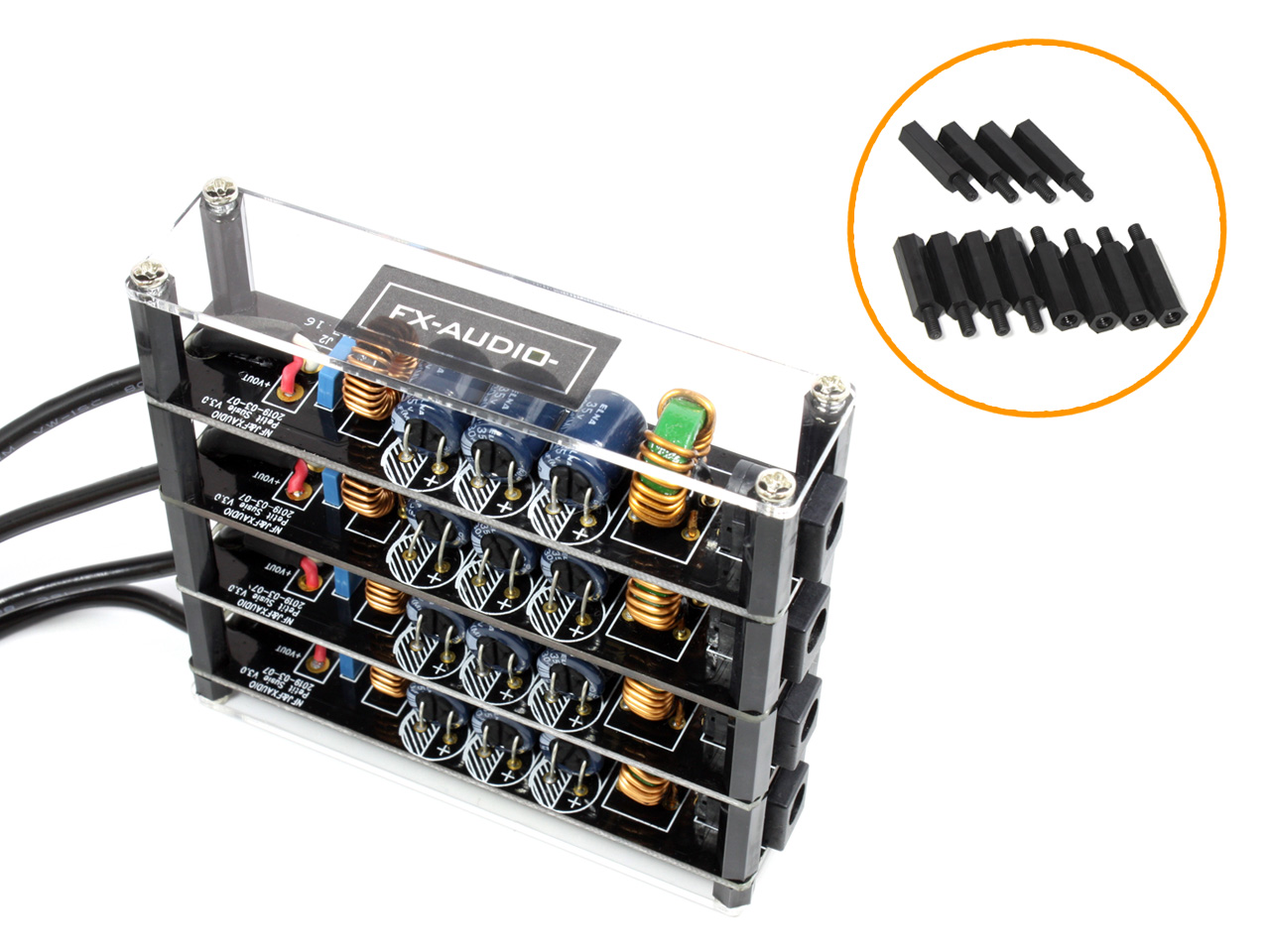 楽天市場】18mm 樹脂製六角スペーサー12本セット 六角支柱[FX-AUDIO