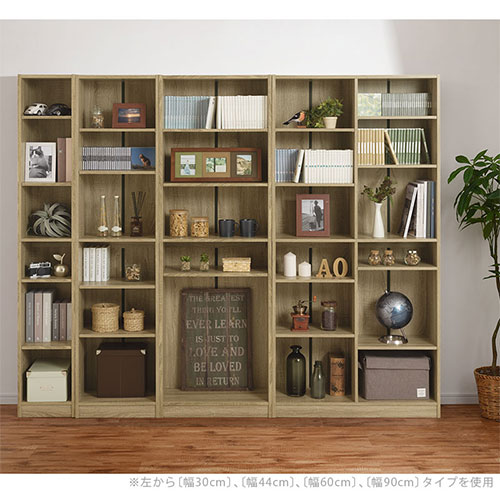 楽天市場】カラーボックス 6段 約 幅 30cm/44cm/60cm/90cm 可動棚