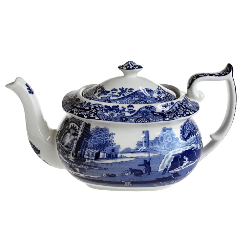 楽天市場】スポード (Spode) ブルーイタリアン ティーポット 1150ml