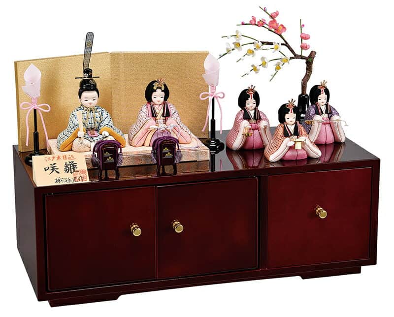 楽天市場】柿沼東光 雛人形 木目込 五人の通販