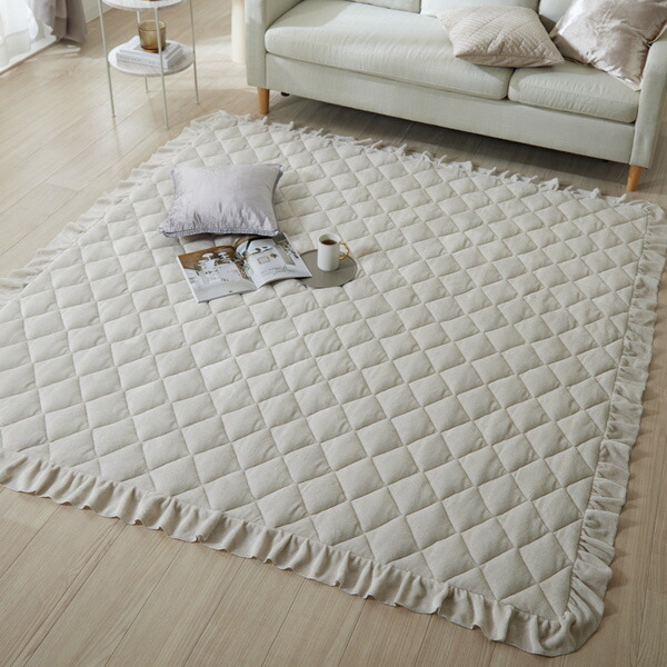 楽天市場】《新生活フェアクーポン対象》ラグ 洗えるキルトラグ｜大人