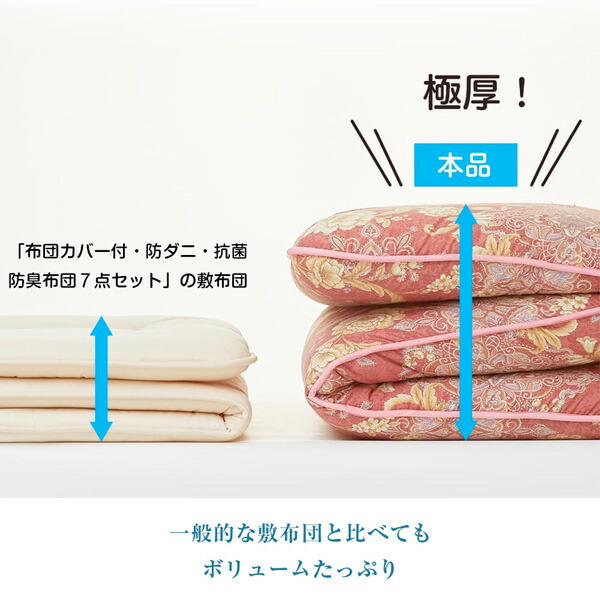 楽天市場】《2/23 1:59までP5倍×クーポン》しっかり厚みのある敷布団