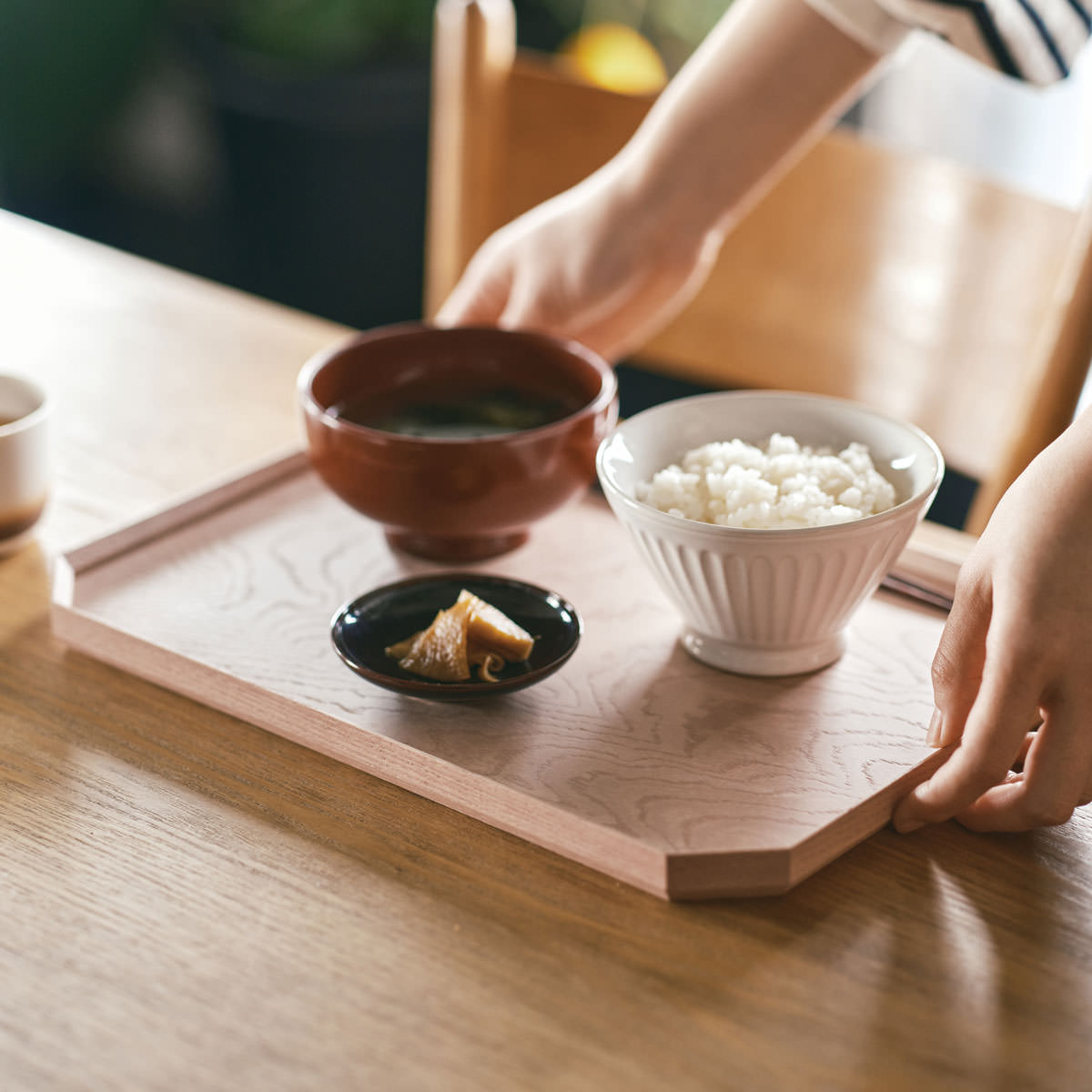 楽天市場】高橋工芸 福井 TSUM 四角 盆 長角木盆 おしゃれ お盆 トレー