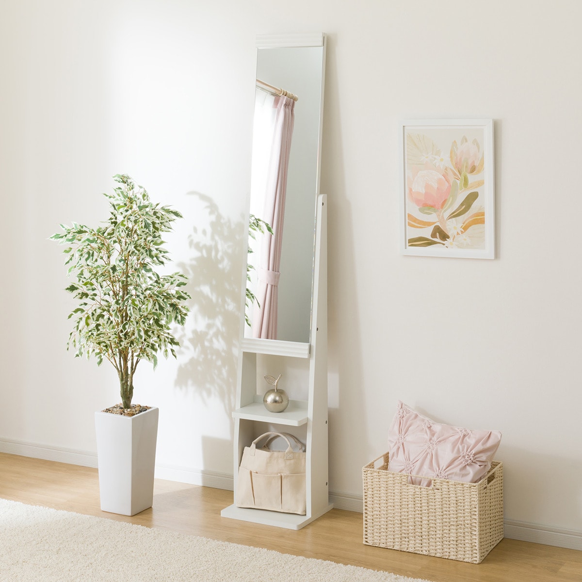 楽天市場】スタンドミラー(LS001 SM1630) ニトリ 【玄関先迄納品