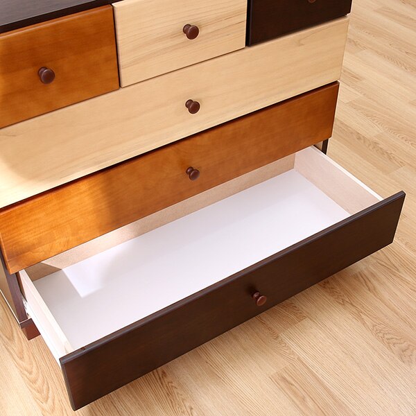 楽天市場】[幅89.5cm] モザイク模様の天然木ローチェスト (クオーレ2