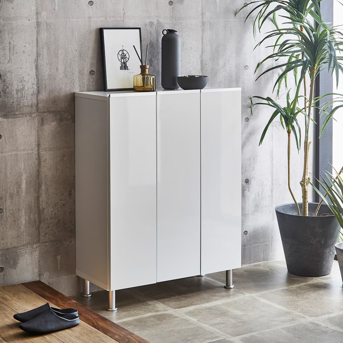 楽天市場】[幅75.2cm] シューズボックスリアル (75ロー) ニトリ 【配送