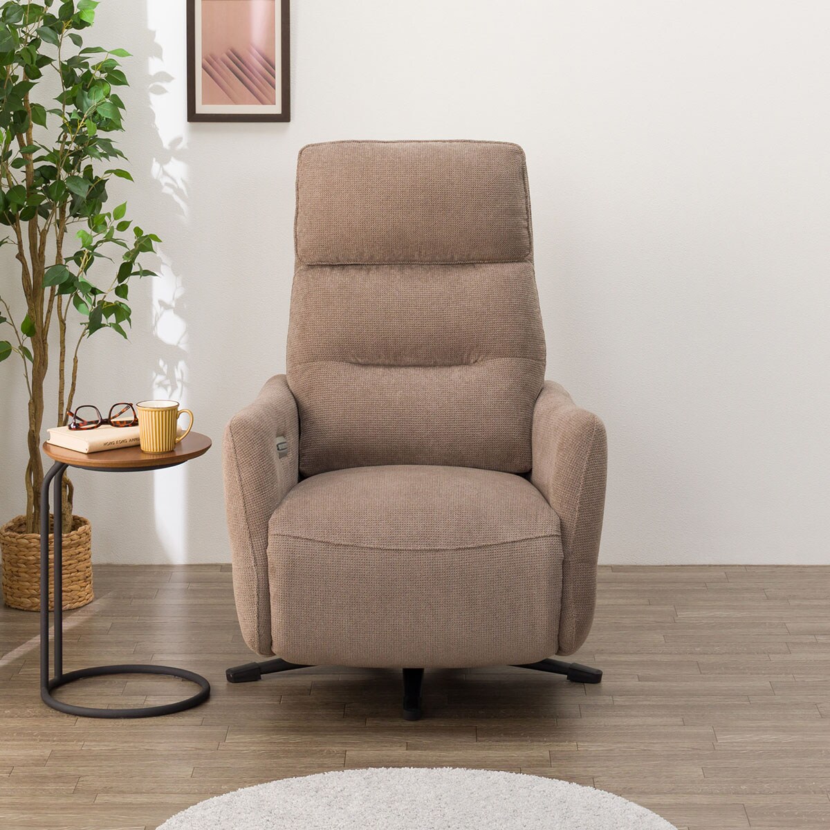 楽天市場】布張り電動リクライニングパーソナルチェア(LE01-3 4