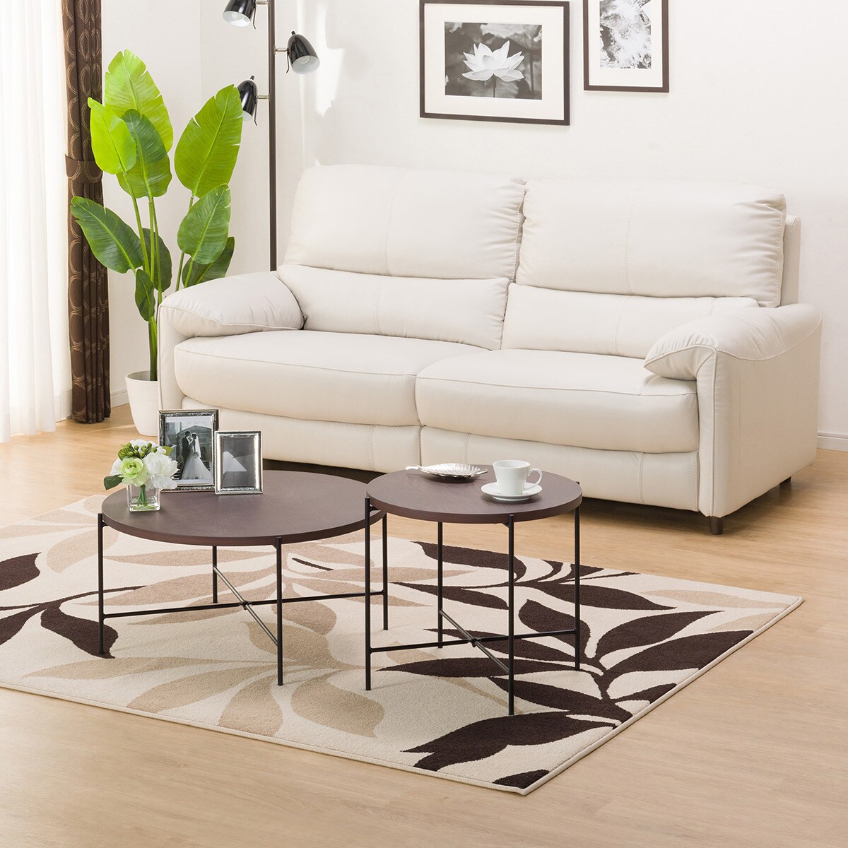 楽天市場】[幅115cm] 円形テーブルセット (ヴェルカー7050) ニトリ