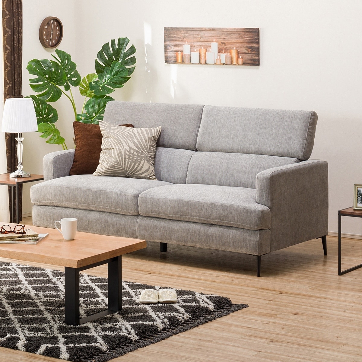 楽天市場】布張りソファ(サザーラ) ニトリ 【配送員設置商品】 : ニトリ