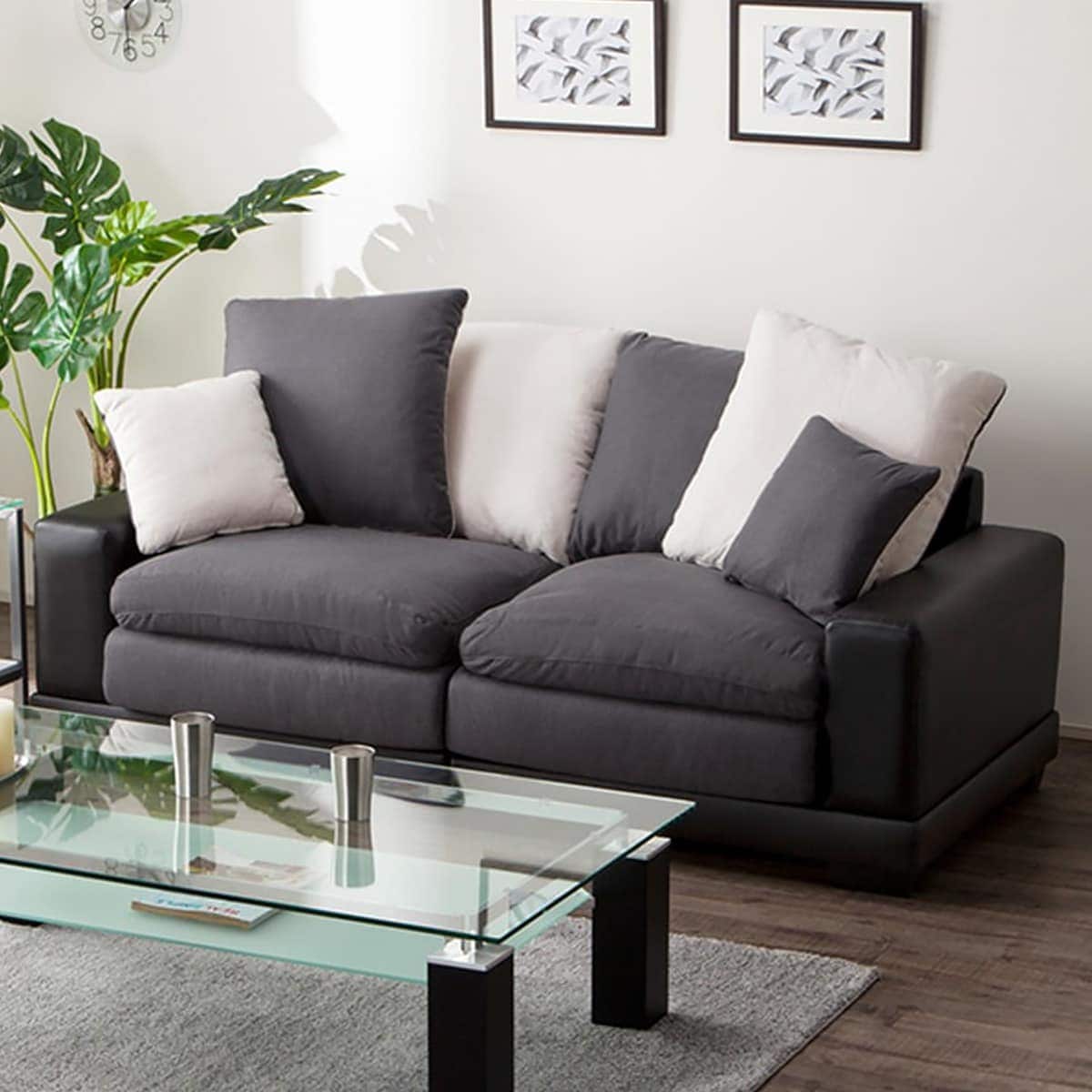 楽天市場】ソファ 3人用ソファ 布張りソファ 3人掛け 三人掛け 3人用布