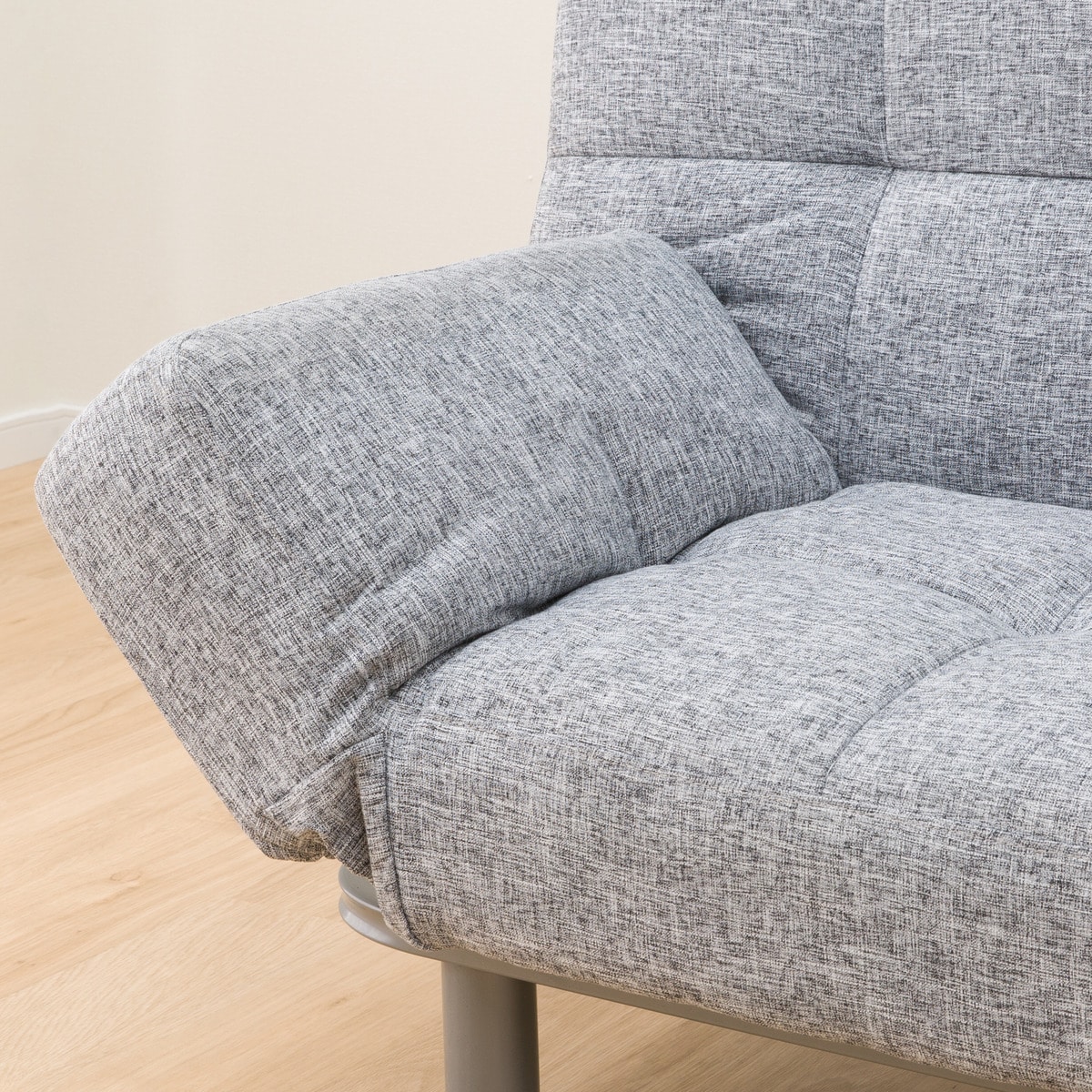 楽天市場】背もたれと肘掛けが動く ソファベッド (マークスAM GY