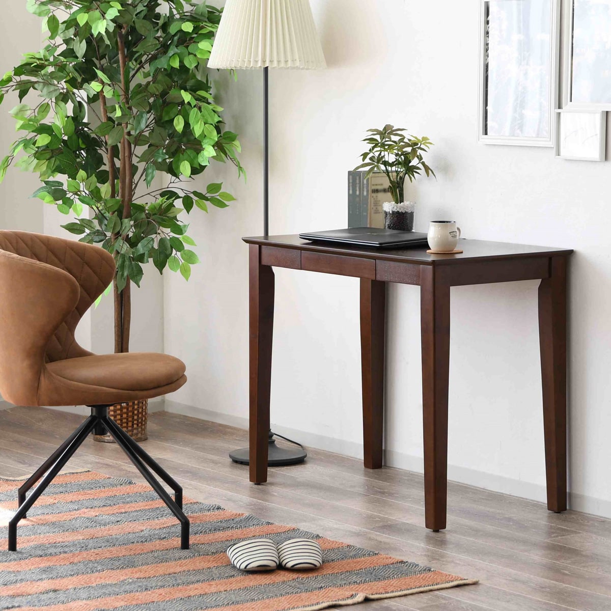 楽天市場】天然木引出し付きデスク ニトリ 【メーカー直送・送料無料