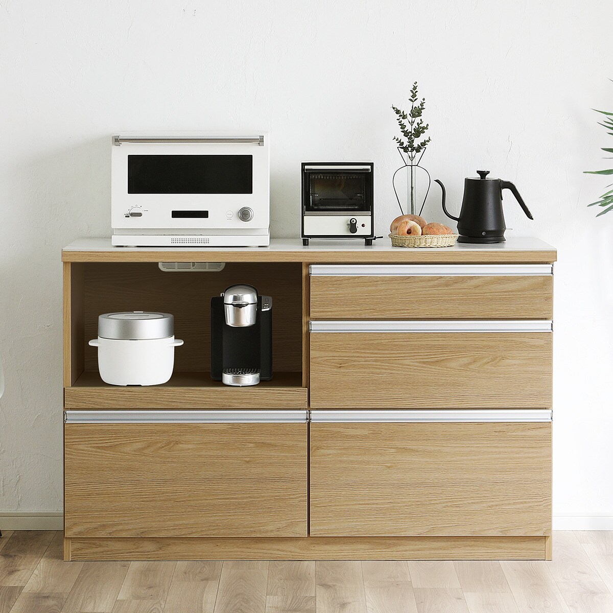 楽天市場】セラミック天板カウンター (幅140cm) ニトリ 【配送員設置