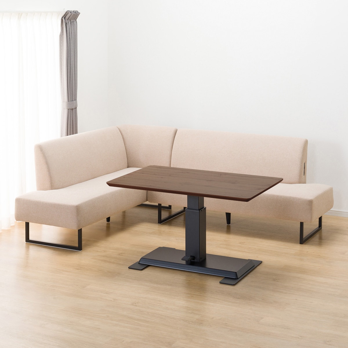 楽天市場】リビングダイニングテーブル3点セット(LC-004 120/コーナー