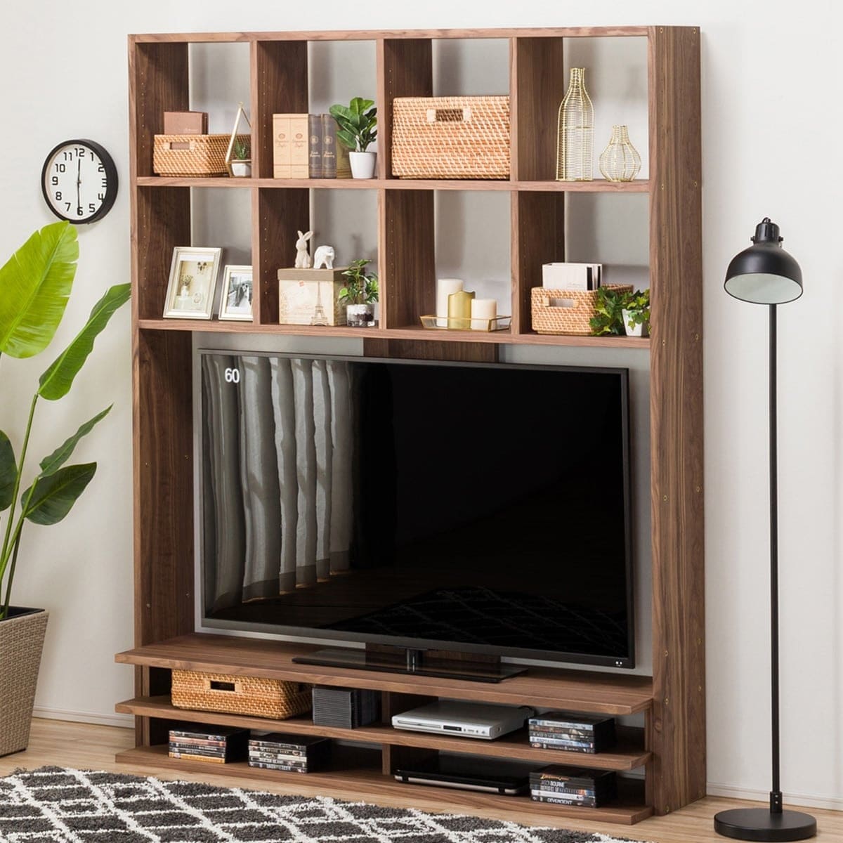 楽天市場】[幅166cm] 壁面ユニット (TVボード コネクト165-5セット