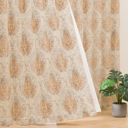 楽天市場】裏地付き遮光2級・遮熱カーテン(PK026 ベージュ) ニトリ