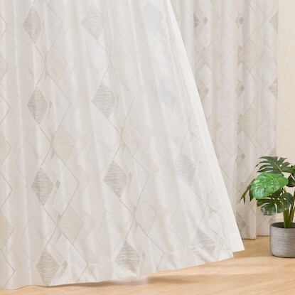 楽天市場】裏地付き遮光1級・遮熱カーテン(PK148 LGY) ニトリ 【玄関先