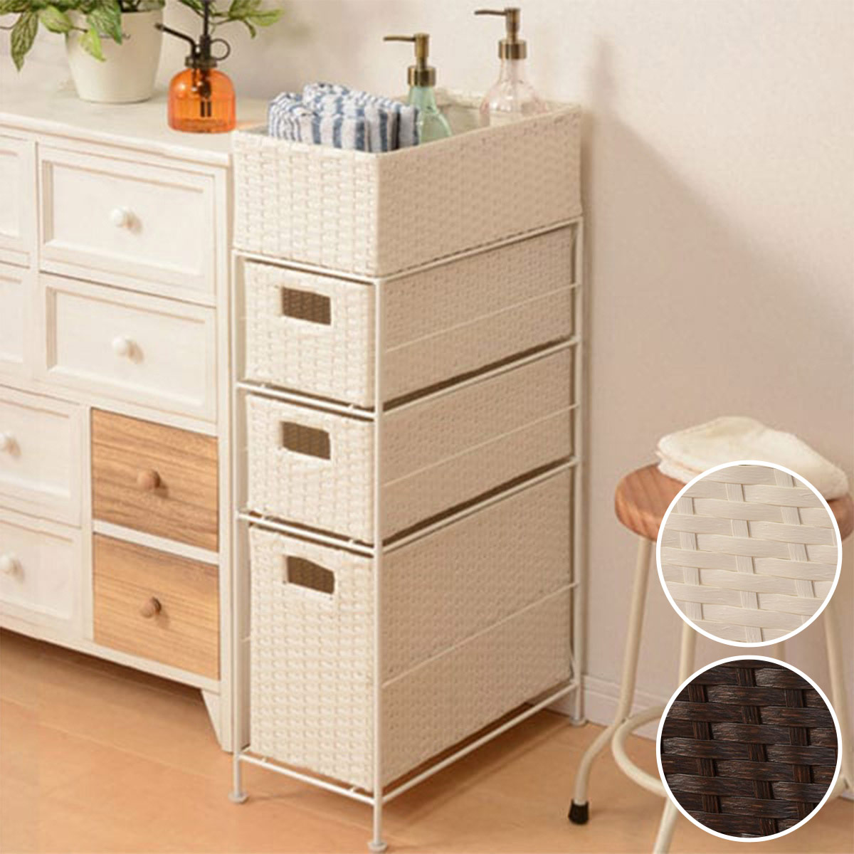 楽天市場】ランドリーすき間チェスト （RAN-2406） ニトリ メーカー