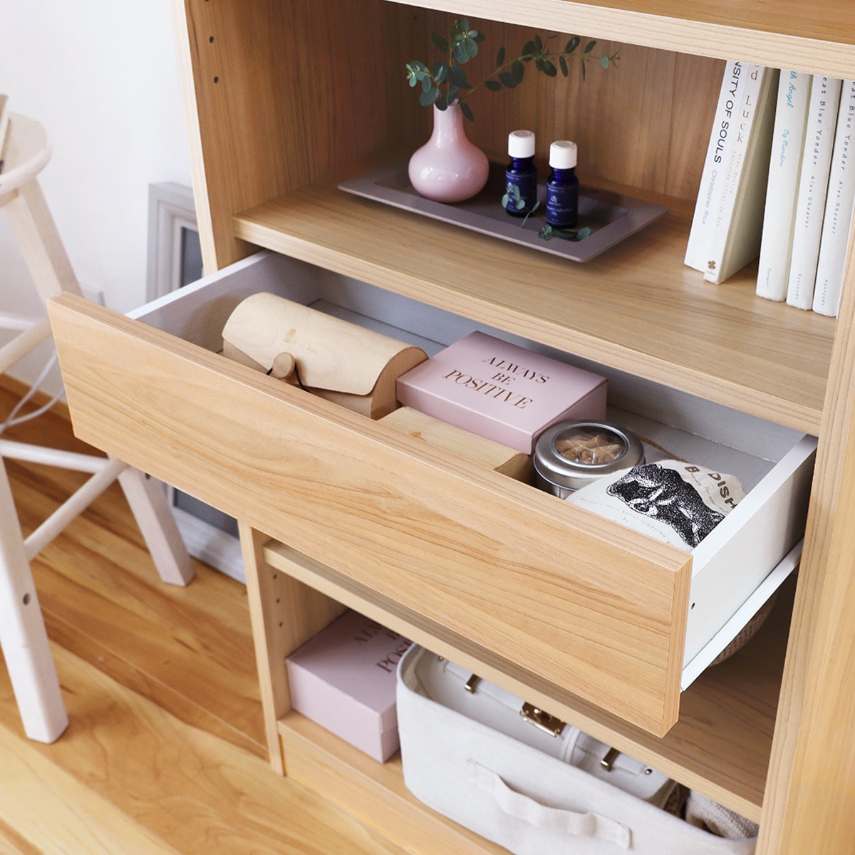 楽天市場】引出し付きオープンラック 幅56cm（SO1） ニトリ メーカー