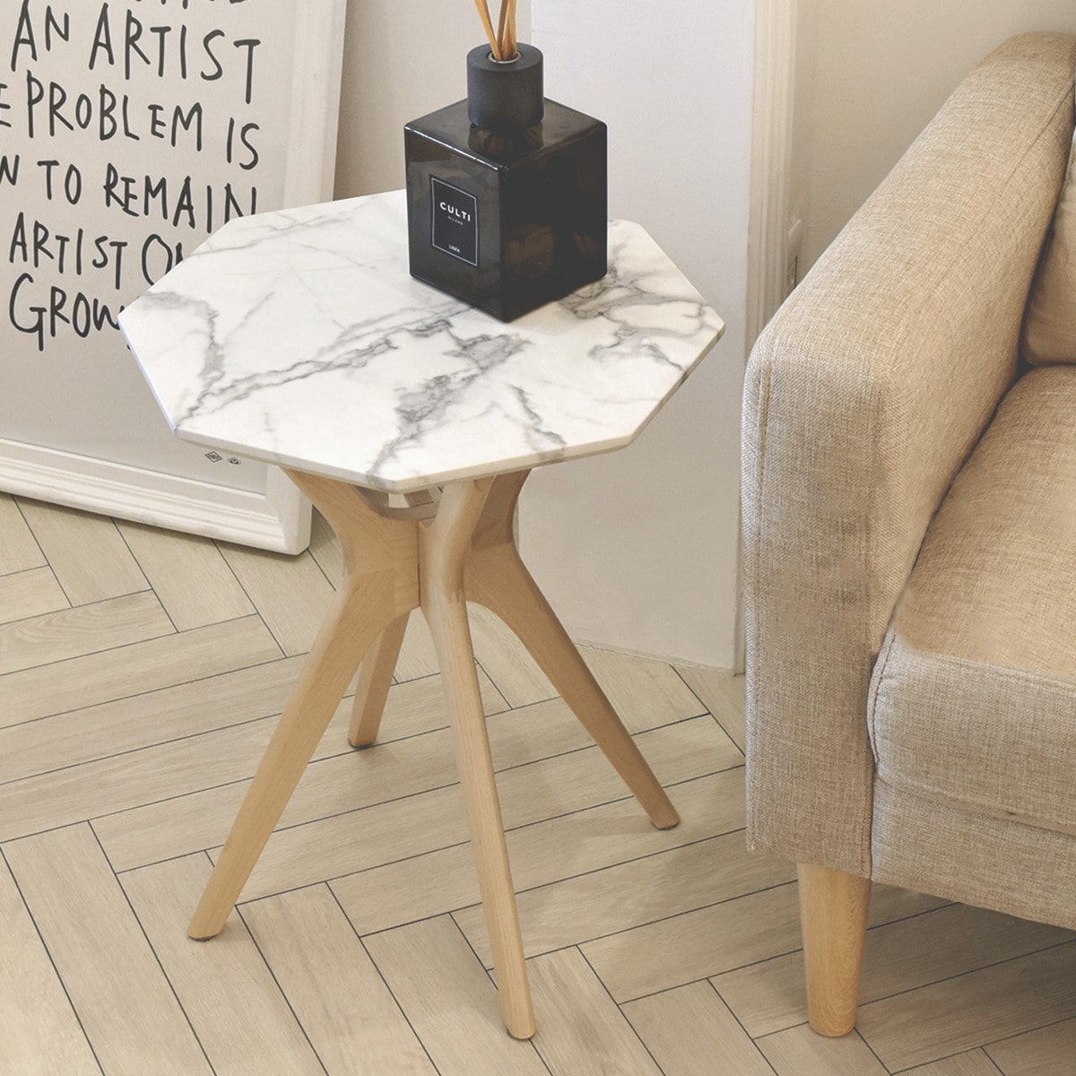 楽天市場】大理石調サイドテーブル ニトリ メーカー直送・送料無料