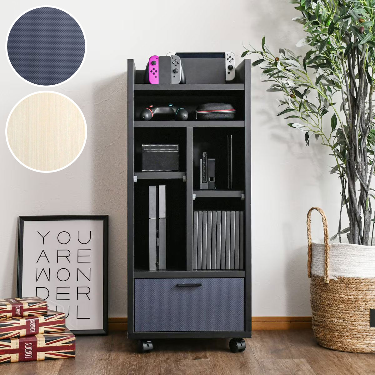 楽天市場】ゲームも収納出来るマルチラック (幅40cm) ニトリ 【配送員