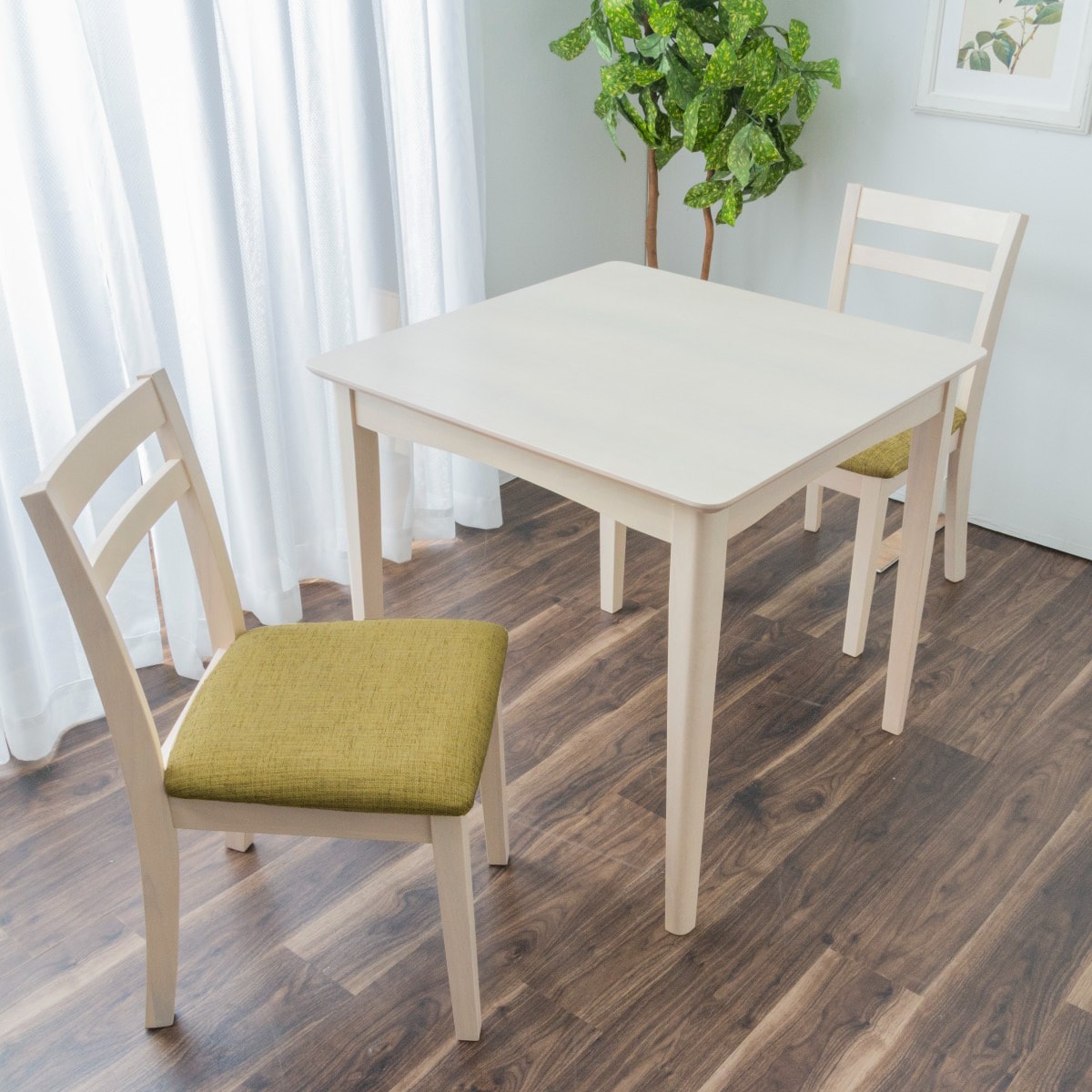 楽天市場】ダイニングテーブル3点セット (DT CLS 75×75cm WW/DC PRT