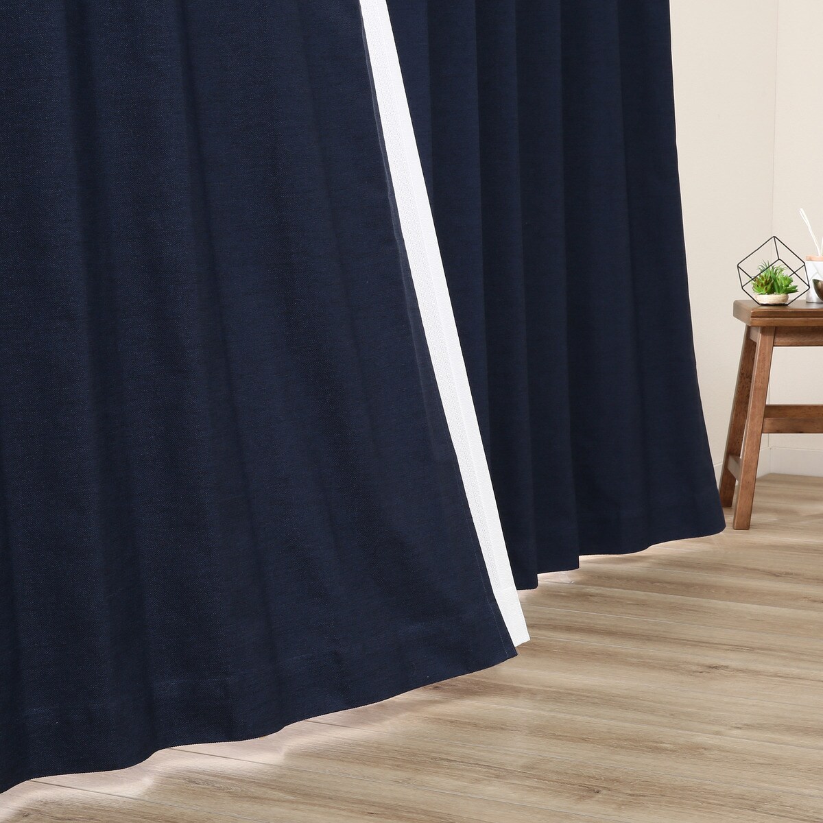 楽天市場】遮光1級・遮熱・遮音・156サイズカーテン ネイビー（NV