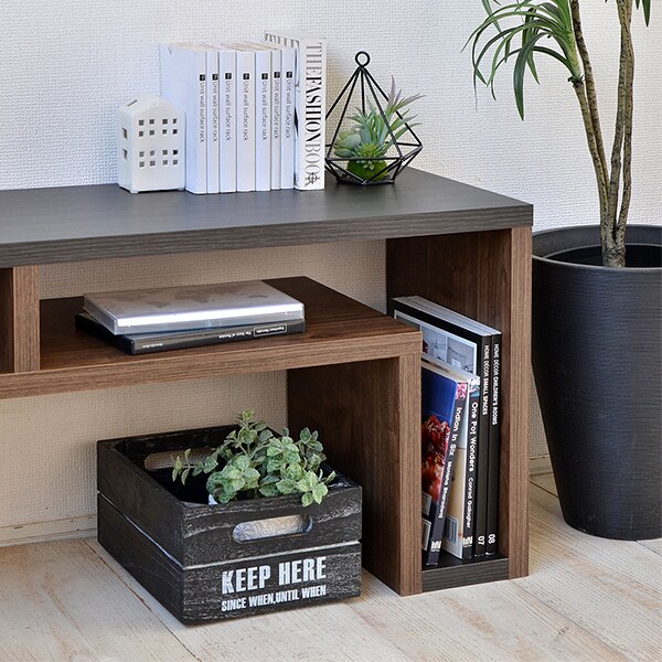 楽天市場】奥行き30cmの薄型伸長式テレビ台 （幅105-192cm BR） ニトリ