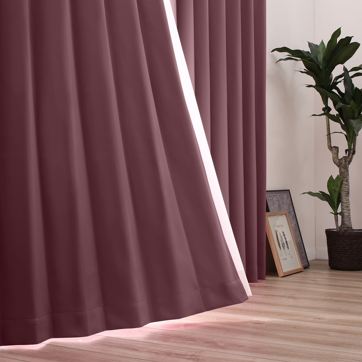 楽天市場】遮光1級・遮熱・防炎・156サイズ・44色カーテン エンジ（KWI