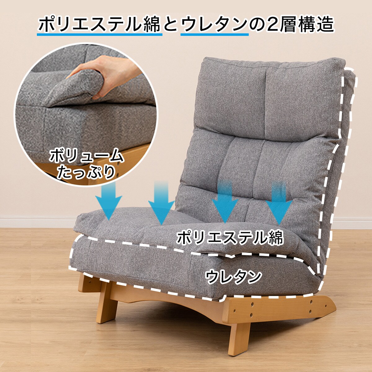 楽天市場】[幅60cm] リクライナーソファ (KJ-1 GYXNA) ニトリ 【玄関先